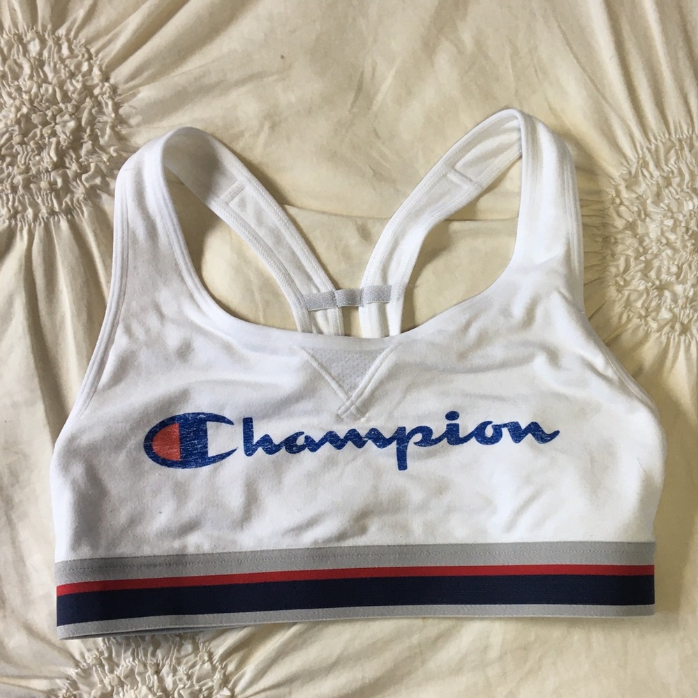COPY - champion sports bra white small brand new😻🤍